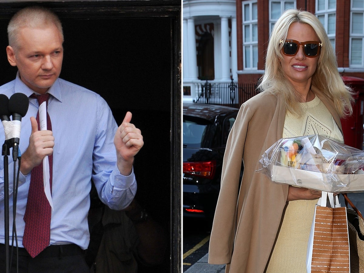 Pamela Anderson And Julian Assange Friends With Vegan Benefits Julian Assange The Guardian Pamela Anderson And Julian Assange Friends With Vegan Benefits Julian Assange The Guardian