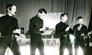 Kraftwerk playing in Brussels in 1981
