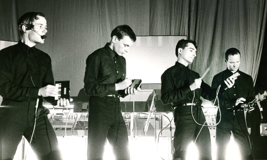 Kraftwerk playing in Brussels in 1981