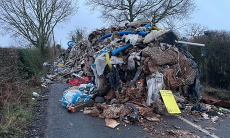 10 foot pile of waste on Watery Lane, Lichfield.