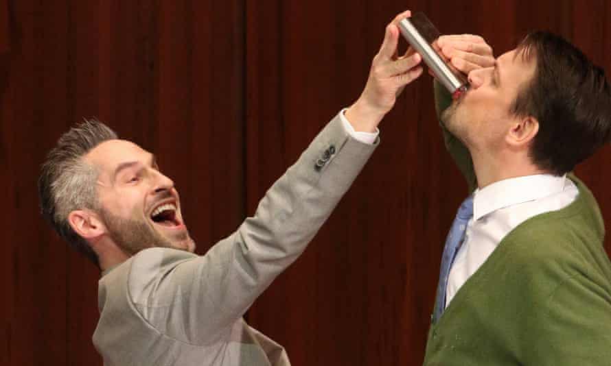 Kyle Ketelsen (Kaspar) and Pavel Černoch (Max) in Bayerische Staatsoper’s new production of Weber’s Der Freischutz