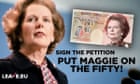 Thatcher, Noor Inayat Khan ... or Del Boy? Battle launched to be face of new £50