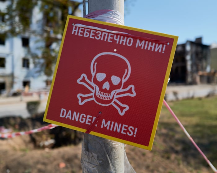 Dropped by drones and scattered by rockets: how Ukraine became one of the most heavily mined countries in the world