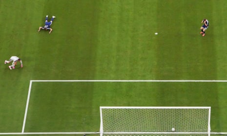 Vinicius Junior scores their second goal