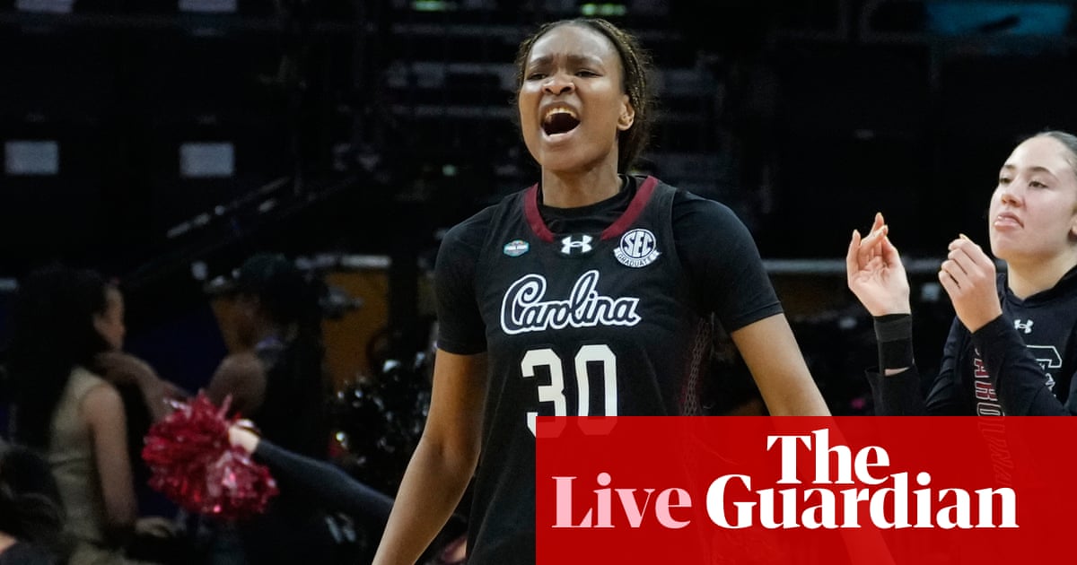 NCAA women’s Final Four: South Carolina shock UConn – live updates