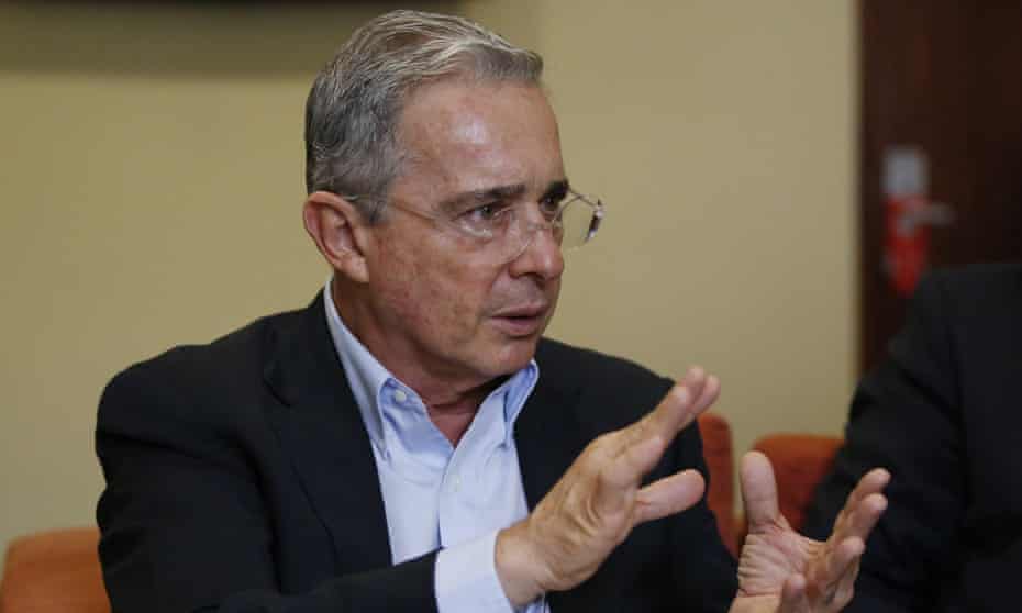 Former president Alvaro Uribe