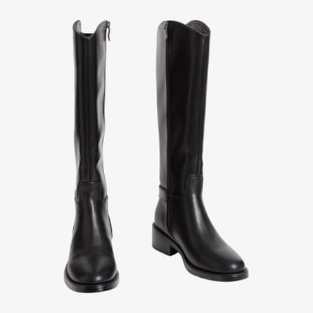 M&S Buckle Knee High Riding Boot