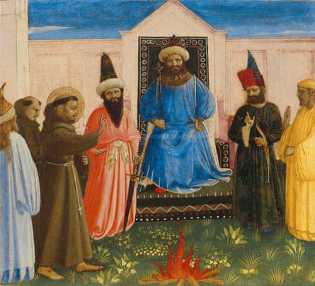 Saint Francis Before the Sultan by Fra Angelico, 1429.