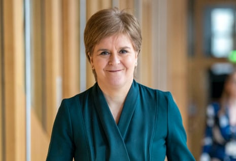 Nicola Sturgeon arriving for FMQs at Holyrood today.