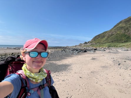 Sarah Baxter came across several lovely beaches that she had all to herself.