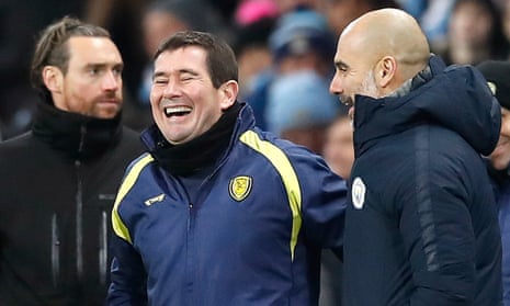 Nigel Clough said after his side’s Carabao Cup hammering at Manchester City: ‘They were shouting: ‘We want 10’. And we stopped them, that’s a positive for us.’