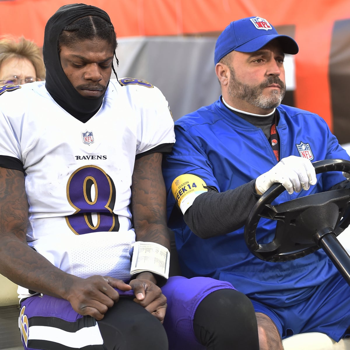 Baltimore Ravens lose Lamar Jackson to injury as Browns hold on for victory, NFL