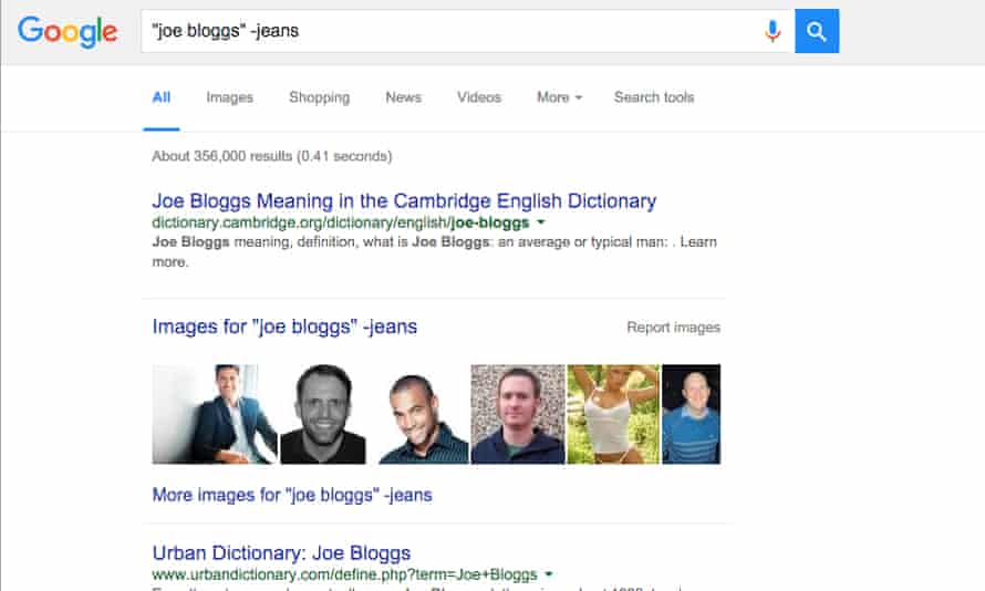 “Joe Bloggs” -jeans