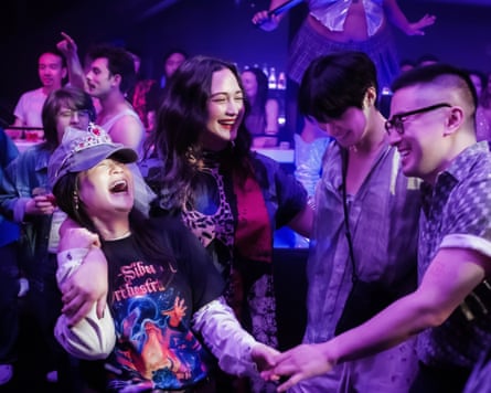 Lily Gladstone (centre) in The Wedding Banquet.