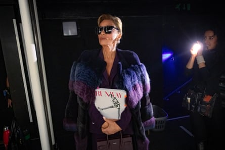 Vanessa Williams prepares to appear as Miranda Priestly in The Devil Wears Prada at the Dominion theatre.
