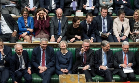 May during the Brexit debate in the House of Commons on 14 March 2019.