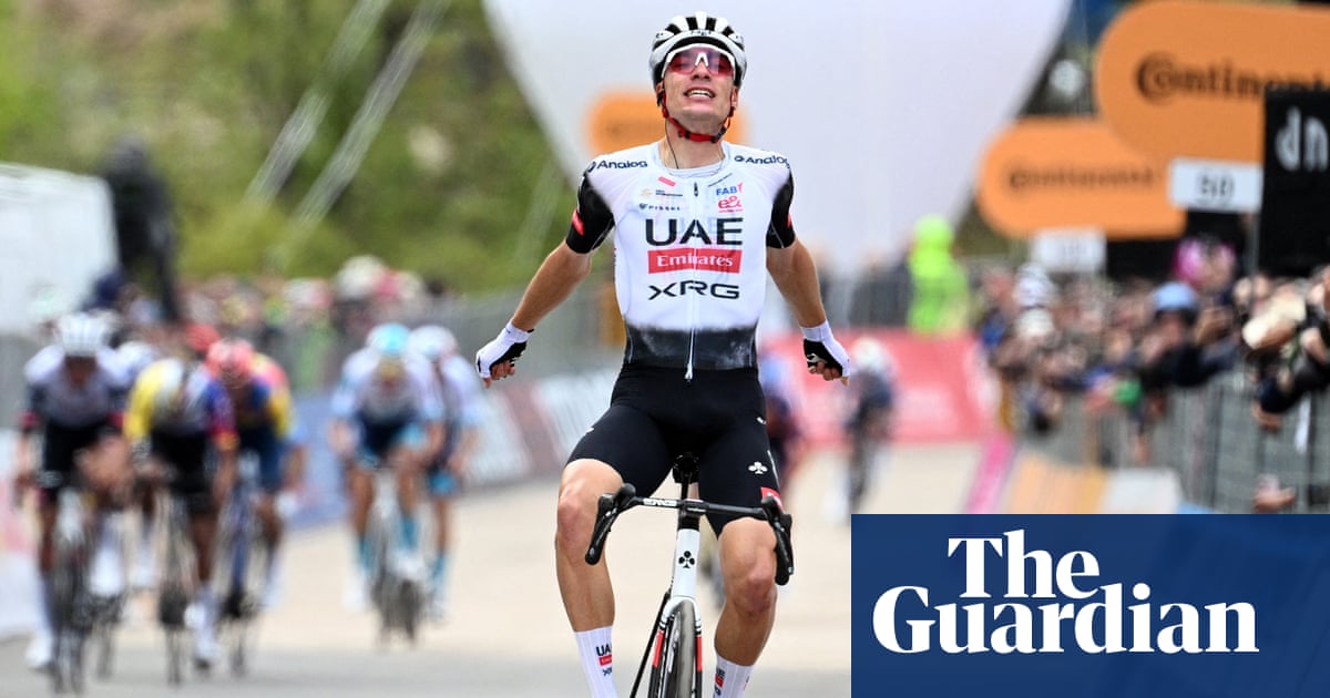 Giro d'Italia: Ayuso pounces for first Grand Tour stage as Roglic takes pink