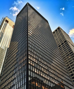 The Seagram building.