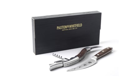 Cheese and wine sommelier set, £40paxtonandwhitfield.co.uk
