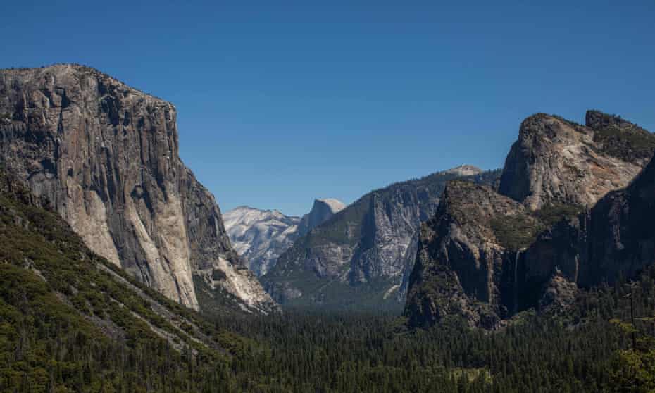The Yosemite national park in California. The new plastics ban will eventually span 480 million acres of federal land.