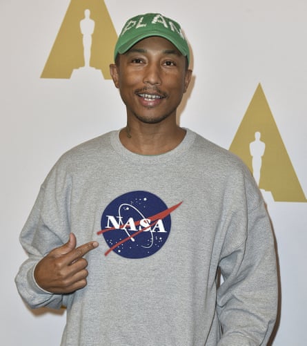 Pharrell Williams at the 2017 Oscars