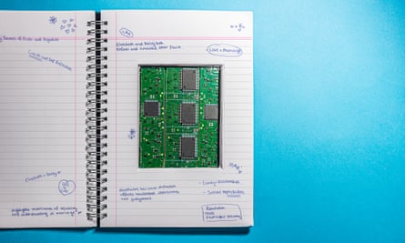 Book with device inside