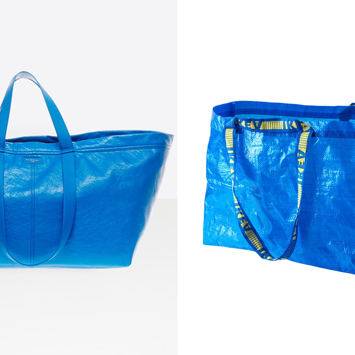 Obsession Compassion Aja Flat-pack fashion: Ikea takes swipe at Balenciaga's $2,150 shopping bag |  Fashion | The Guardian