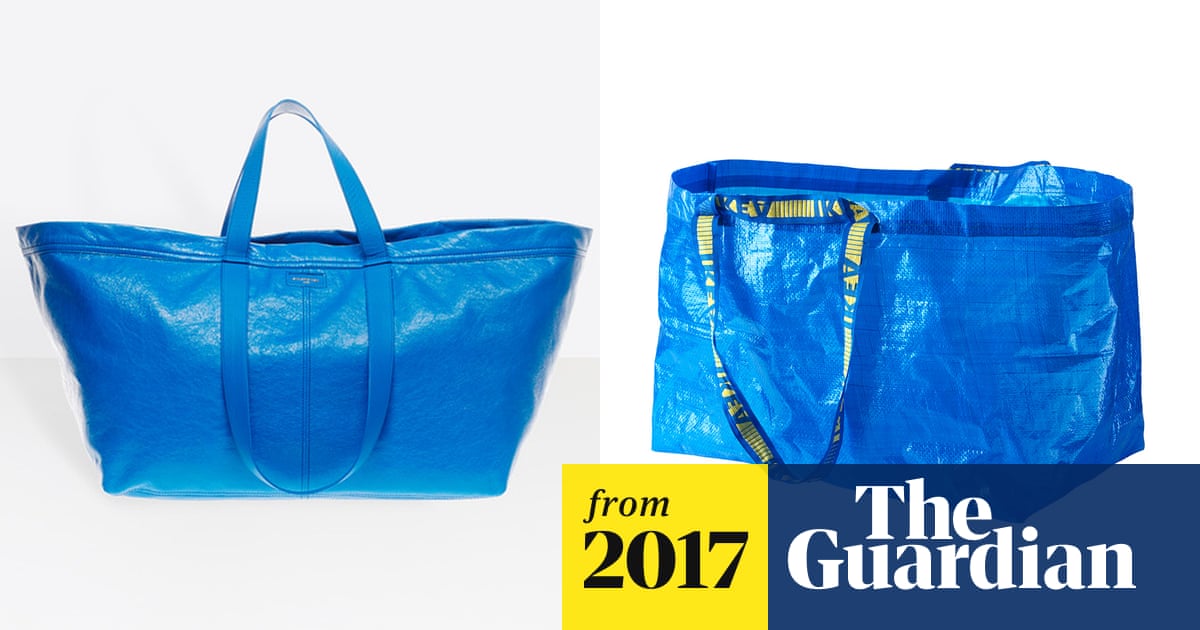 Flat-pack fashion: Ikea takes swipe at Balenciaga's $2,150 shopping bag | Fashion | The Guardian