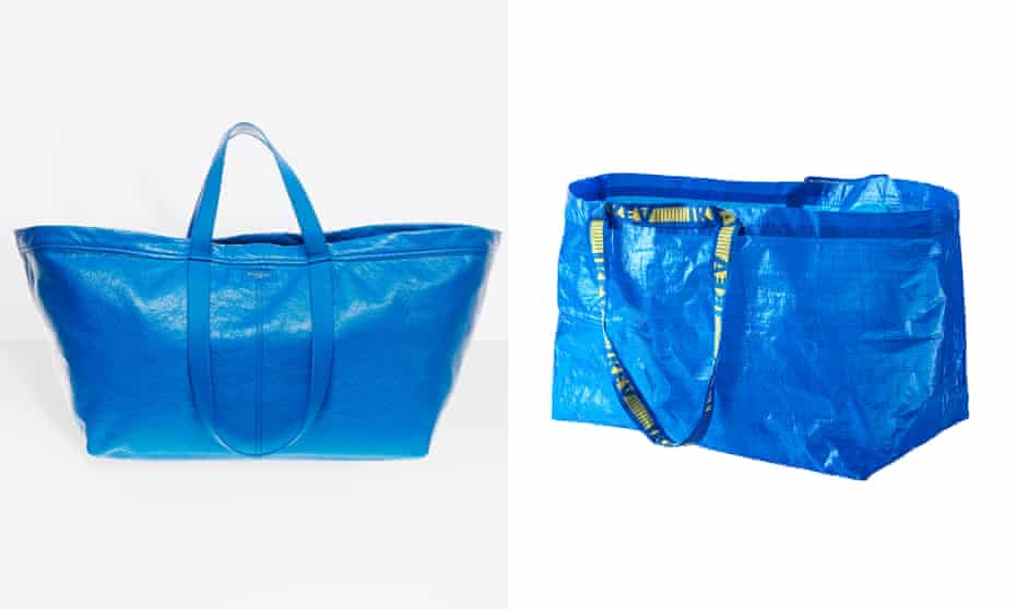 Flat Pack Fashion Ikea Takes Swipe At Balenciaga S 2 150 Shopping Bag Fashion The Guardian Flat Pack Fashion Ikea Takes Swipe At Balenciaga S 2 150 Shopping Bag Fashion The Guardian