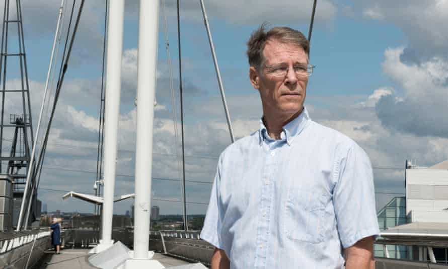Portrait of American science fiction author Kim Stanley Robinson