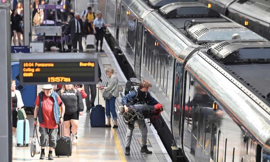 Passengers at Paddington Station