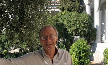 Peter Mackridge at the Gennadius Library, Athens