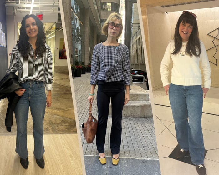 Image accompanying the story: We asked real people what they’re wearing this fall – burgundy, secretly comfy pants and fierce boots