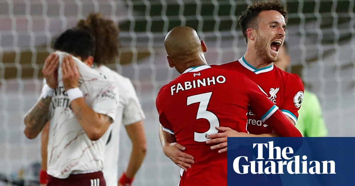 Diogo Jota makes his mark as Liverpool prove too strong for Arsenal