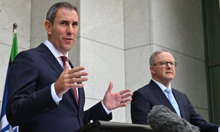 Treasurer Jim Chalmers and Prime Minister Anthony Albanese