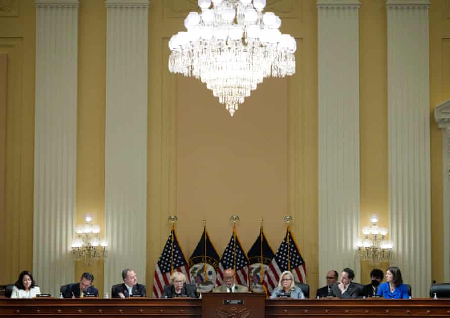 The House select committee meets to consider a vote to recommend contempt of Congress charges for Dan Scavino and Peter Navarro, on 28 March.