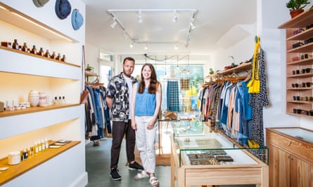 ‘We always wanted our shop to be welcoming and inspiring’: Mark and Ella at Our Daily Edit.