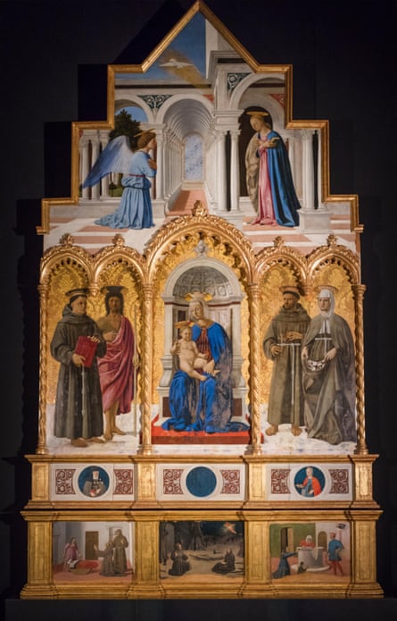 Piero della Francesca’s Polyptych of Saint Anthony of Padua, c 1467-69.