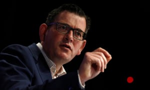Victorian premier Daniel Andrews speaks during the daily coronavirus briefing on Wednesday