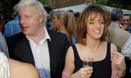 Boris Johnson and Petronella Wyatt at the Spectator summer party at the magazine’s offices in Doughty Street, London in July 2006.