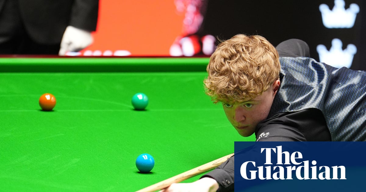 Teenage snooker star Stan Moody makes Crucible statement against Kyren Wilson