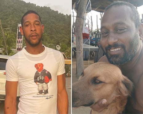 a composite of two men