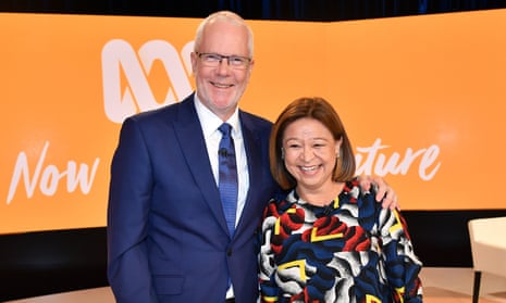 Justin Milne and Michelle Guthrie
