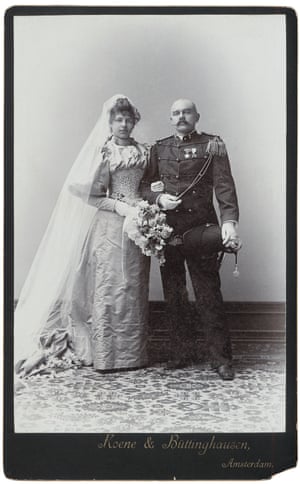 Gretha’s wedding photograph … ‘She passed from the hands of a caddish father into the hands of a caddish husband.’