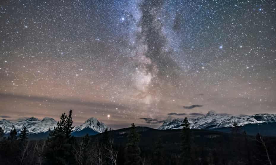 ‘I eat the stars’ ... the Milky Way over Alberta, Canada.
