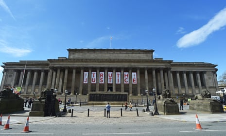 St George’s Hall in Liverpool after the inquest decision.
