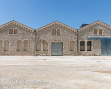 Heiress-funded … the former train sheds of the Atelier Luma.