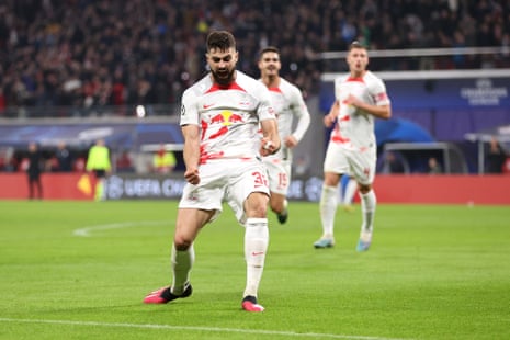RB Leipzig 1-1 Manchester City: Champions League last 16, first leg – as it happened - The Guardian