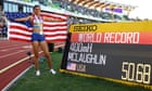 Sydney McLaughlin pushes boundaries with huge 400m hurdles world record