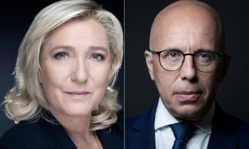 Marine Le Pen welcomed the announcement by  Eric Ciotti that he would back an alliance with her National Rally group.